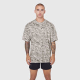 0822. AeroSilver® Oversized Tee - Digital Camo