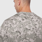 0822. AeroSilver® Oversized Tee - Digital Camo