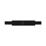 flatlay Expandable Belt Pack in black, front view