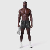 Aerotex 3" Distance Short in Pixel Camo Blade, worn by model standing facing camera