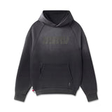 Flatlay of ASRV 1121 Tech-Terry Training Hoodie in black, front view