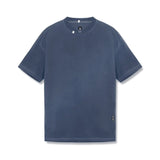 Flatlay of Tech Essential™ Relaxed Tee in faded navy, front view
