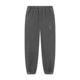 flatlay Tech Essential Sweats joggers in faded grey, front view