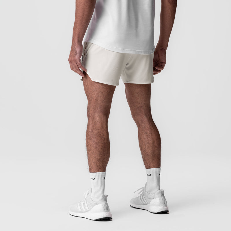 0993. AeroSilver® 5" Linerless Short - Ivory Cream