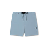 flatlay Revolutional Board Short in light sky blue, front view