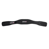 flatlay Lifting Belt in black, top view