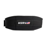 flatlay ASRV Lifting Belt in black, front view