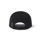 0813 Tetra-Lite Vented Hat in black, back view showing adjustment strap