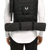 0275 Modular Everyday Pack in black, back view worn by model