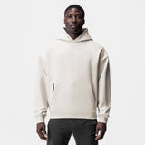 0874. Tech-Terry™ Zip Pocket Hoodie - Stone/White "OTWR"