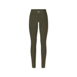 flatlay W002 LYCRA® ADAPTIV Legging in olive, front view