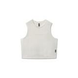 Flatlay of AeroSilver® Tank Top in ivory cream, front view