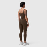W030 Lycra 3-in-1 legging in dark earth, back view on model