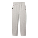 flatlay W034 Sorona® Terry Straight Leg Sweats in heather grey, front view