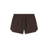 flatlay Tetra-Lite Linerless Short in Dark Earth, front view
