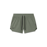flatlay Tetra-Lite Linerless Short in sage, front view