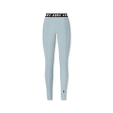 flatlay LYCRA® Ribbed Legging in light sky blue, full length front view
