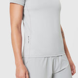AEROSILVER® UPF50+ Run Tee in Slate Grey, side view on model