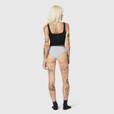W098 LYCRA® ADAPTIV Seamless Underwear in Slate Grey, rear view on model