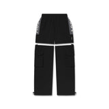 Flatlay W100 2-in-1 Convertible Pant in black, front view